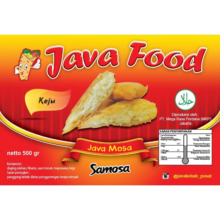 

JAVA SAMOSA MINI KEJU ISI 20