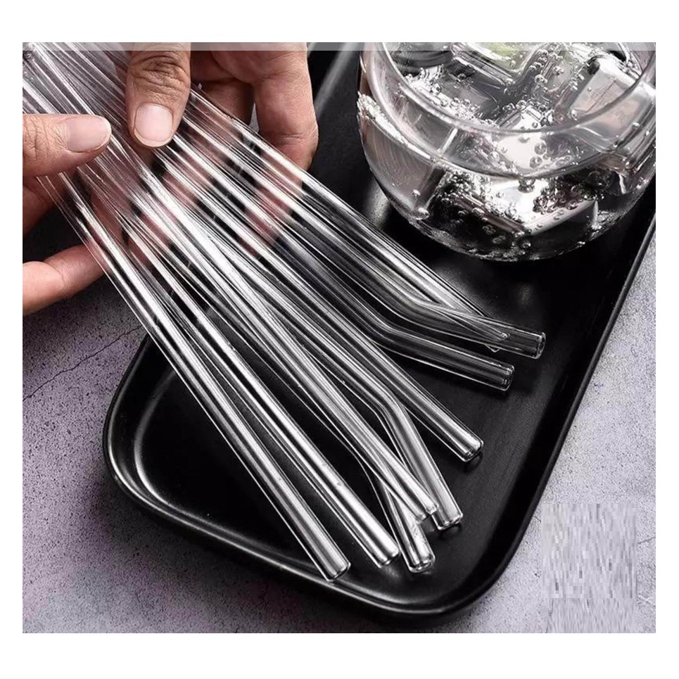 Sedotan Stainless Steel Straw Hitam Sedotan Metal Ramah Lingkungan