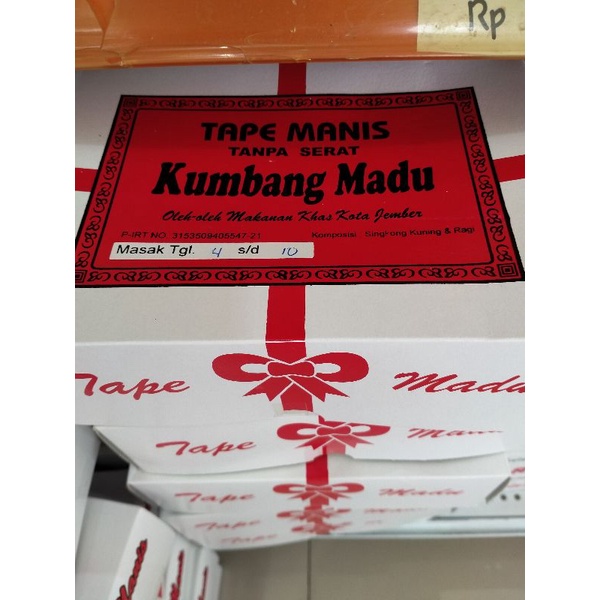 

Tape Kumbang Madu khas Jember