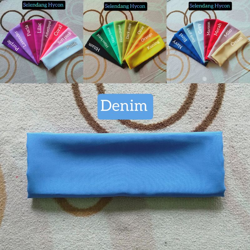 Selendang Hycon-Denim