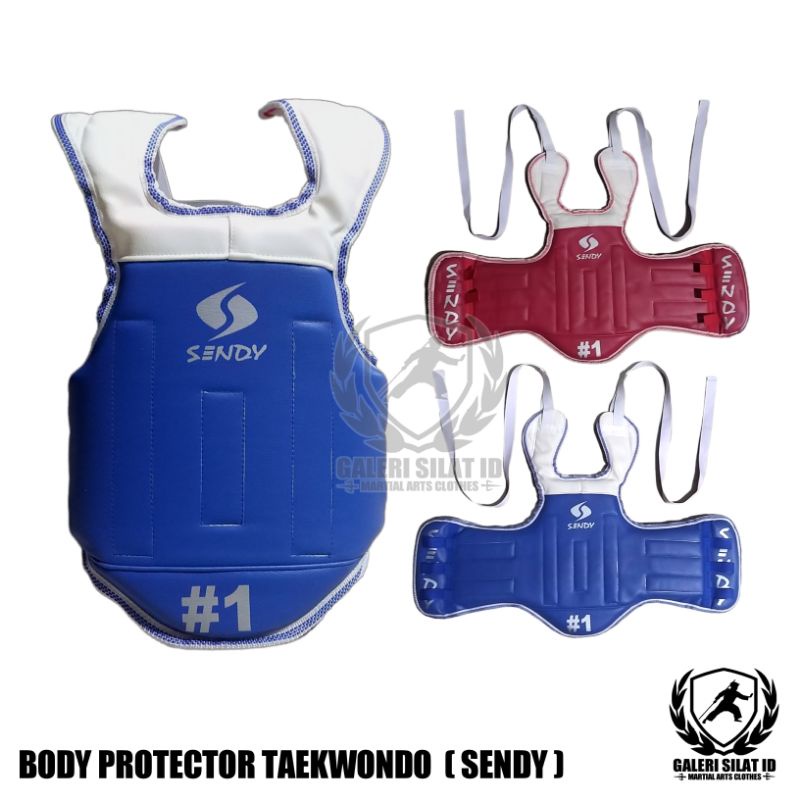 Body Protector Taekwondo - Hugo Taekwondo - Bodyprotector Pelindung Badan Taekwondo Original Bolak B
