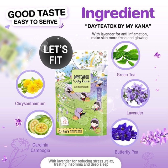 

Day Teatox by My Kana 100% Original NEW isi 25 tea
