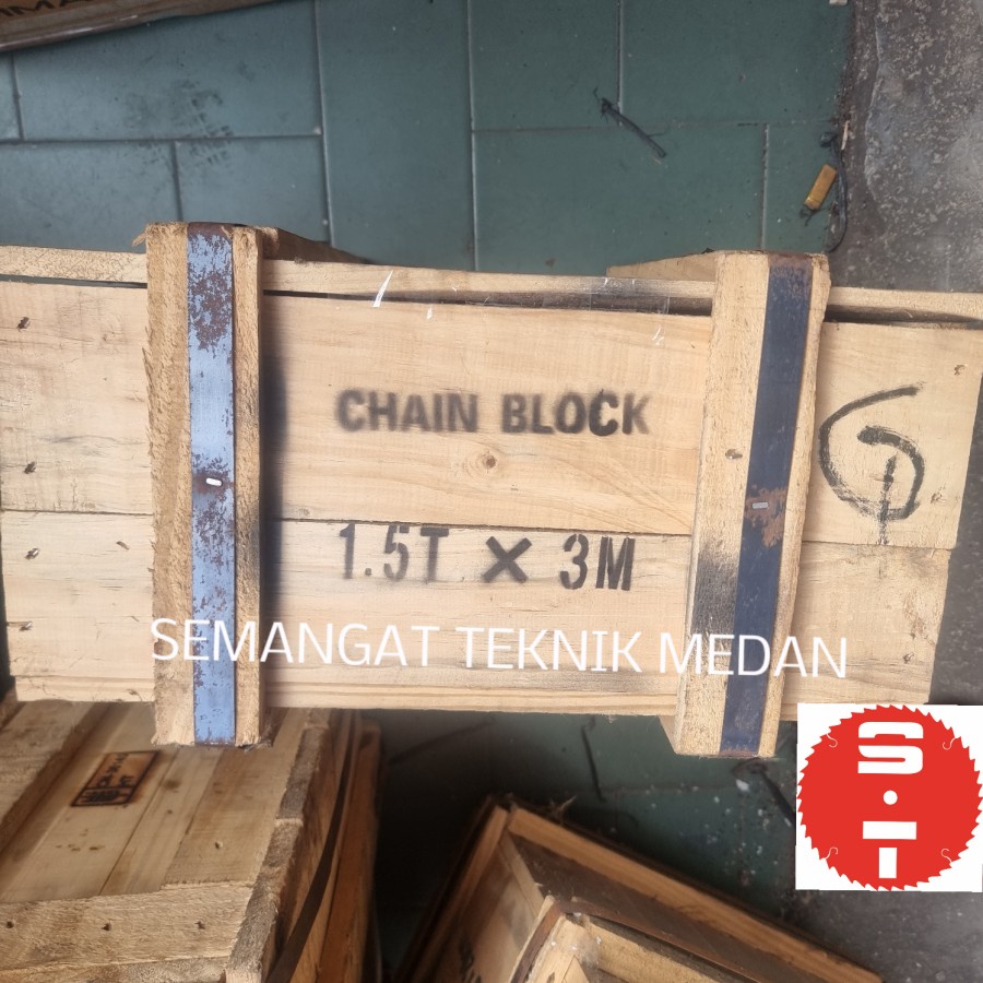 CHAIN BLOCK TAKEL KATROL HOIST 1,5TON 1.5 TON 3 METER M ELEPHANT GAJAH