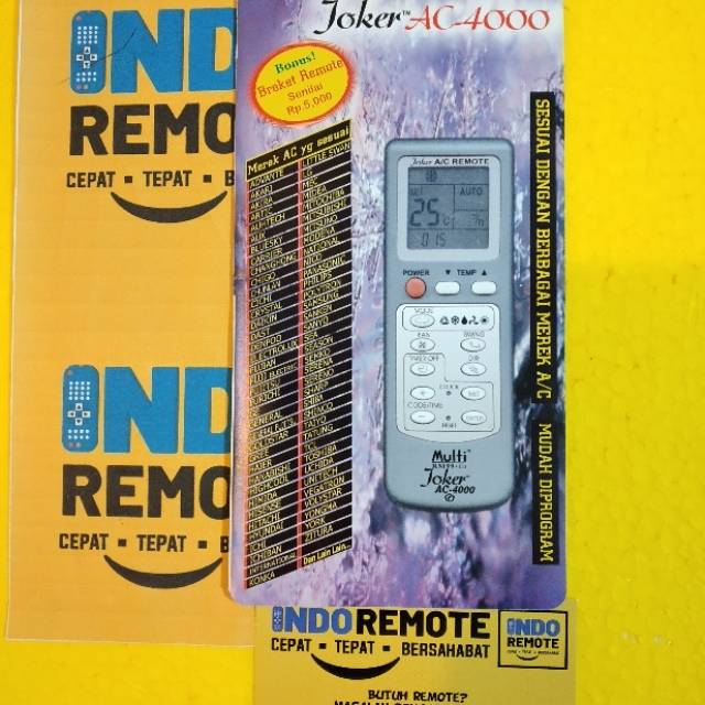 Remote AC Multi Joker AC-4000