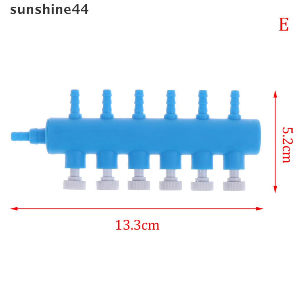 Sunshine Tabung Splitter Oksigen 2 3 4 5 6 Arah Untuk Aksesoris Pompa Udara Akuarium