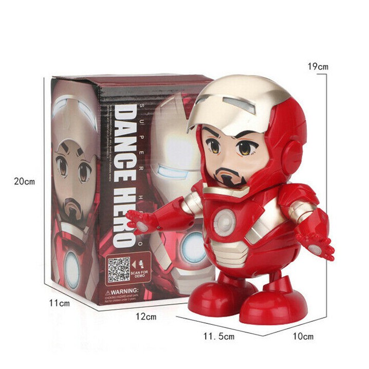Mainan Robot Anak Ironman Joget Ironman Hero Dance