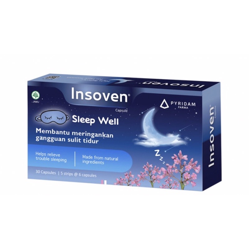 Insoven box 30 kapsul ( meningkatkan kualitas tidur )