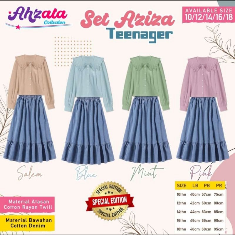 Set Rok Jeans  By Ahzata