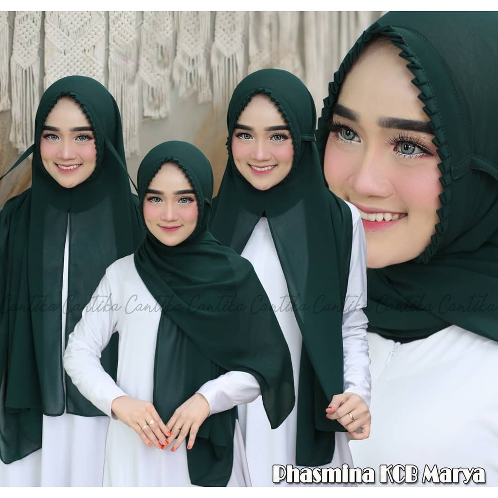 [KCB MARYAM] PASHMINA KCB MARYAM / PASHMINA LIPIT TALI MARYAM