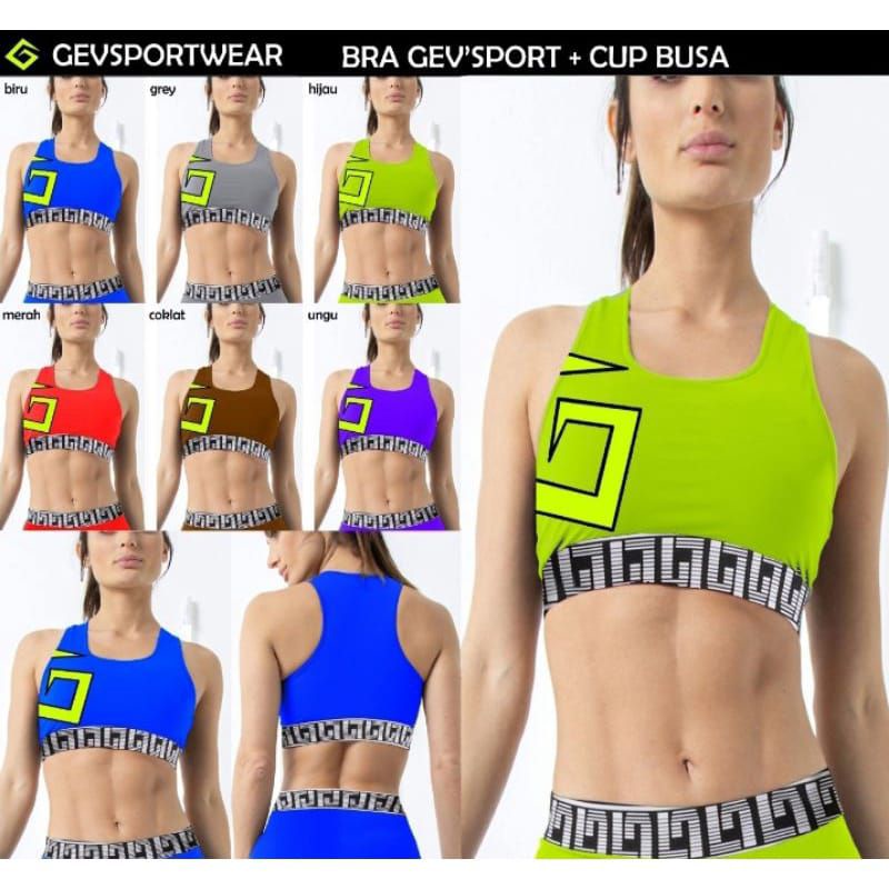 GEVSPORTWEAR SPORT BRA + CUP