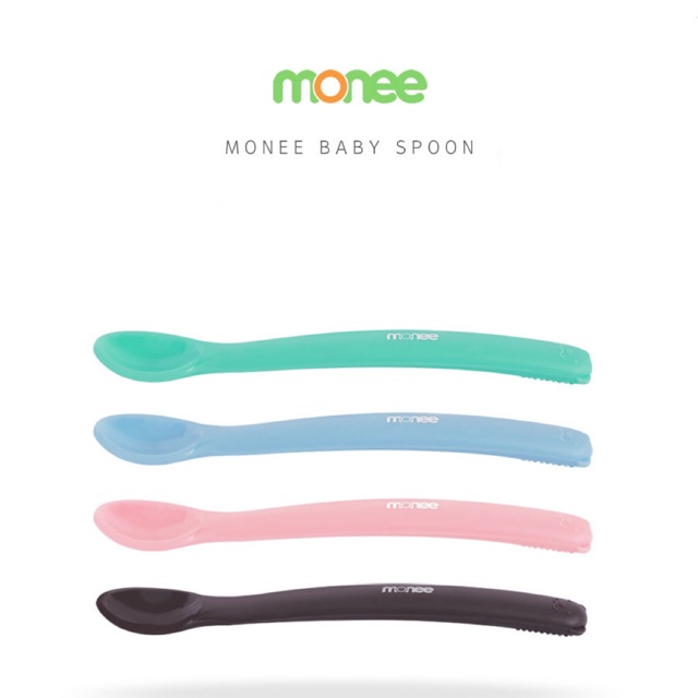 Monee silicone baby spoon