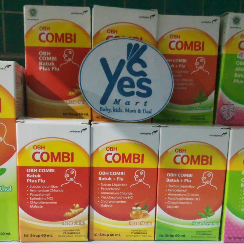 OBH Combi Batuk Plus Flue 60 ml Botol Rasa Jahe Madu Menthol Obat Kombi 6+ tahun dewasa