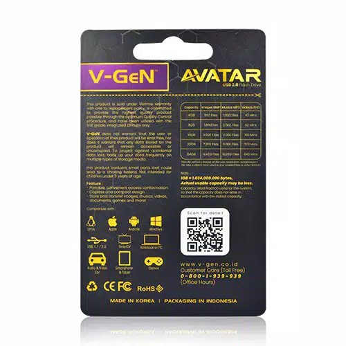 USB Drive 2.0 64GB AVATAR Series