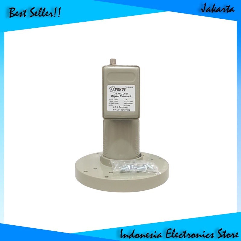 LNB C Band 1 Satelit 1 Receiver Venus Single Out VLB-928 Bergaransi IES