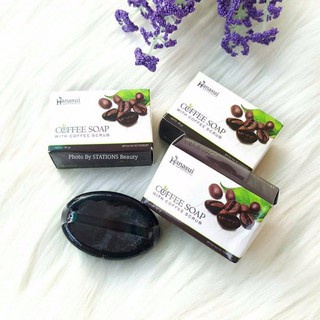 HANASUI Coffee Soap 30g White Rice - Bamboo Charcoal - Aloe Vera 60g | sabun scrub hanasui (KIM)