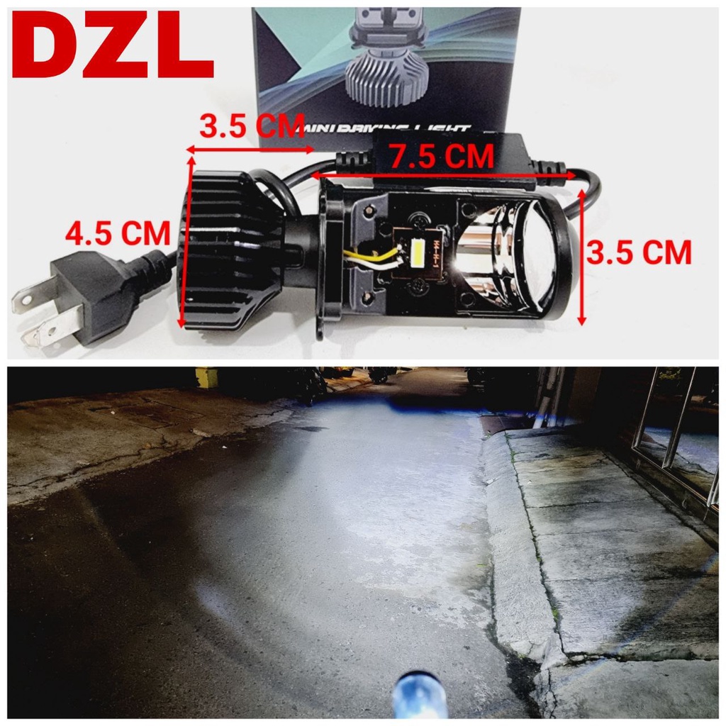 lampu utama led mt star h5 projector mini h4 projie cut off