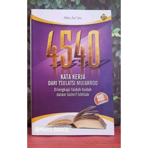 

4540 kata kerja dr tsulatsi mujarrod dilengkapi faidah" dalam tashrif