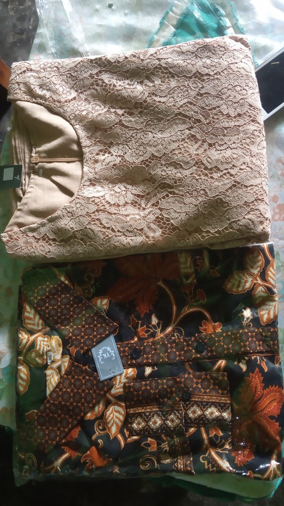 (flashsale) Cp Sarwendah Couple Batik Kebaya Brukat  Jumbo Xl