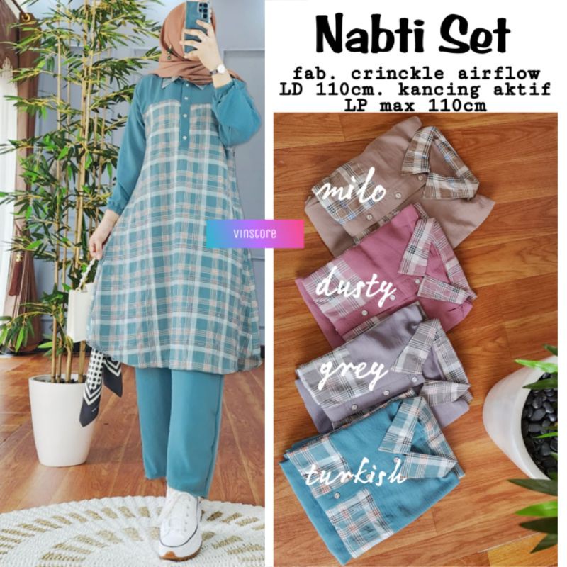 NABTI SET BY VINSTORE SETELAN WANITA KEKINIAN