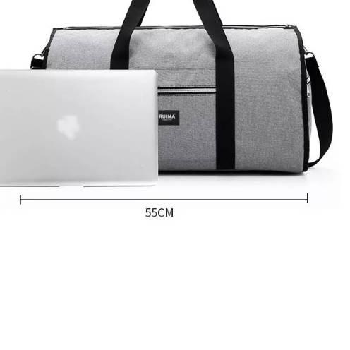 ✯ Tas Olahraga Koper Nilon Tahan Air Tas Luar Ruangan Tas Bepergian Besar untuk Wanita Pria Tas Tang