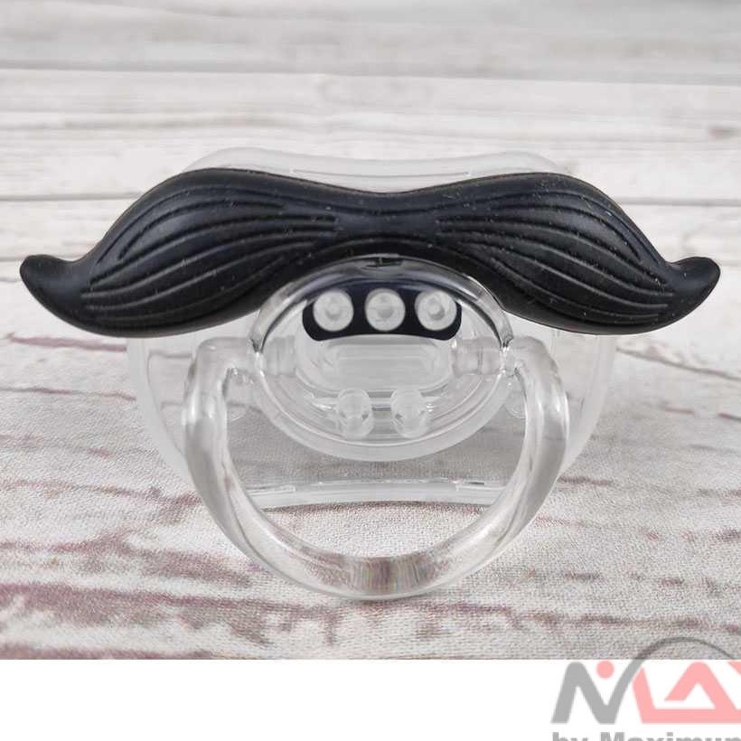 Dot Empeng Bayi Lucu dengan kumis Tebal Mainan Bayi Anti Stress Baby Pacifier Silicone Funny Nipple Dummy child Soother Teethers Toddler Babies Joke Prank Beard Pacy Nipples Pacifier Gifts