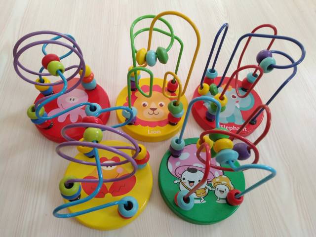 Mini Wire Game Mainan Kawat Edukasi Manik (Mini Round Beads)