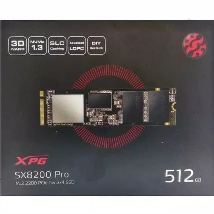 ADATA SSD M.2 NVME SX8200 PRO 512GB