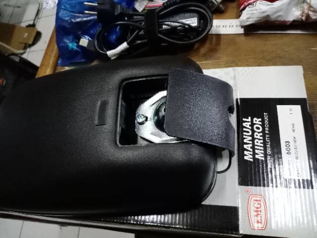 KACA SPION 6003 ISUZU ELF NEW HITAM MEREK EMGI