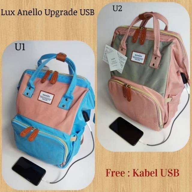 TAS RANSEL BABY ANELLO DIAPER BAG WITH USB