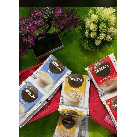 

Kopi Nescafe Sachet Rasa Australia Latte Caramel Coffeechino