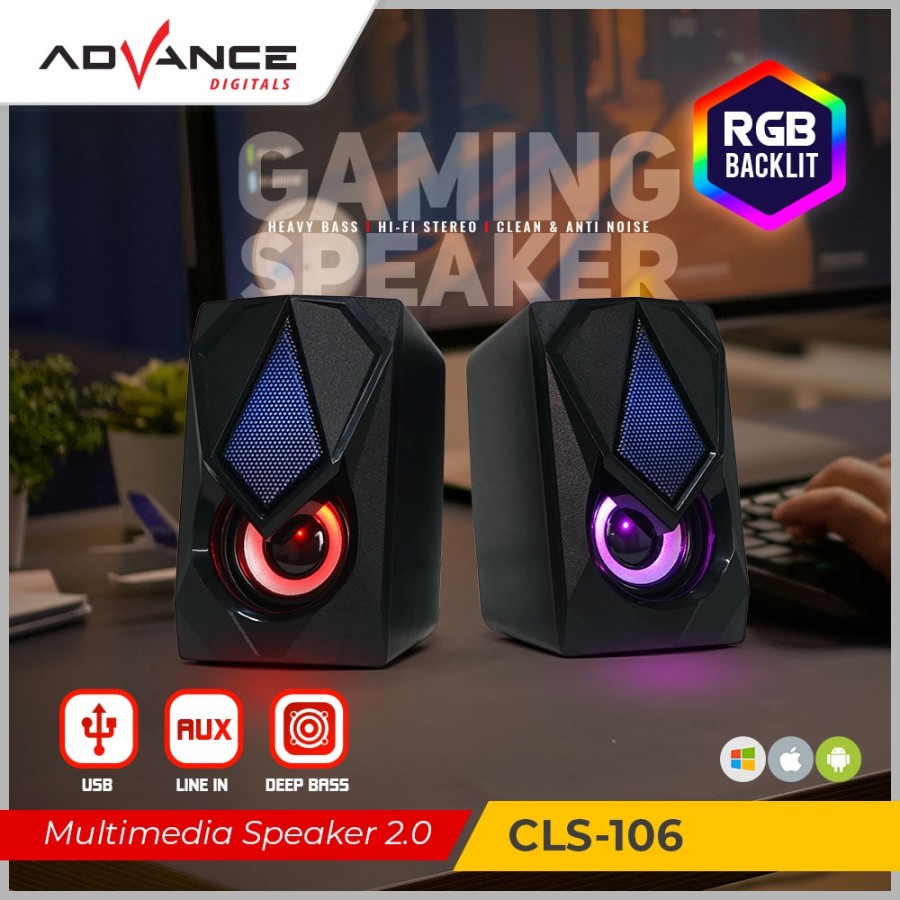 Tremd-Advance CLS-106 Speaker Gaming RGB CLS106 / Speaker Gaming