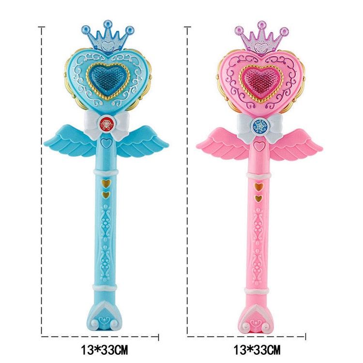 MAINAN TONGKAT RATU PERI PRINSES LITTLE MAGIC WAND MUSIK LAMPU 25CM