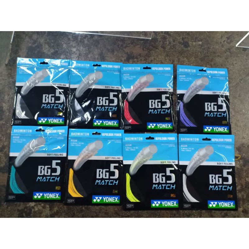 Senar Badminton Yonex bg 5 match // bg5 match original // bg 5 bg5