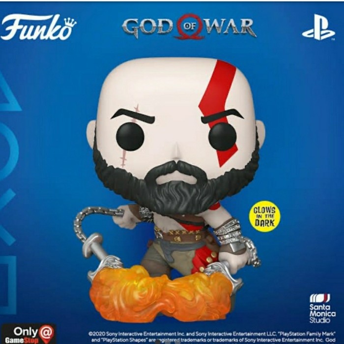 Funko Pop Exclusive Games - God of War - Kratos with Blades (GITD)