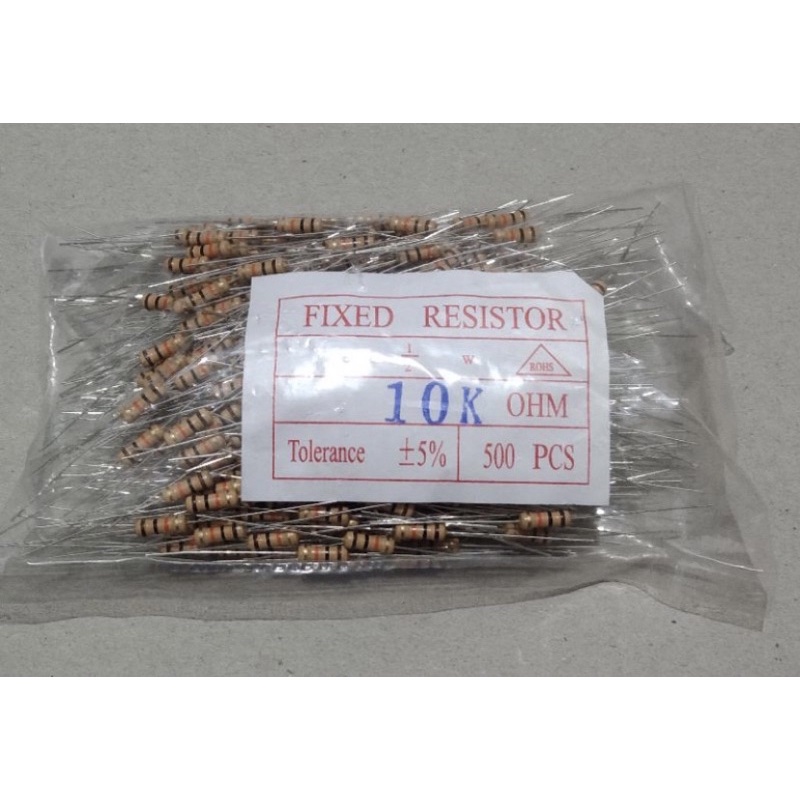 Resistor 10k ohm 1/2watt