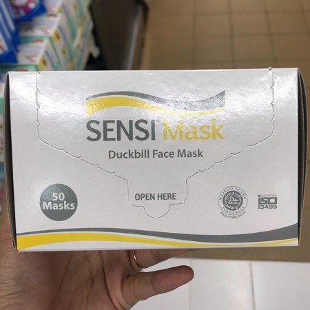 Sensi masker duckbill 50 pcs