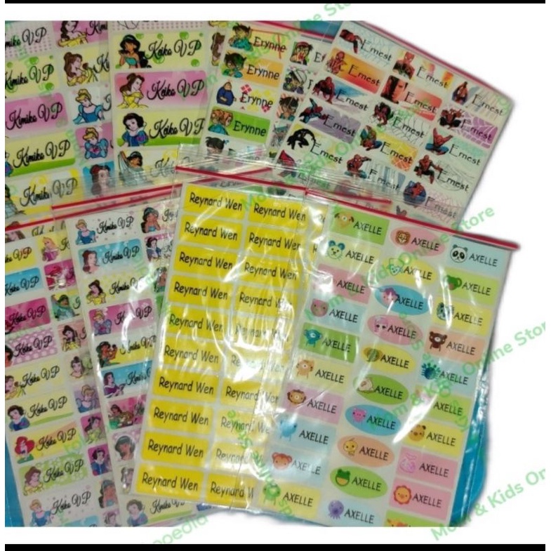 

Stiker Nama Anti Air Label