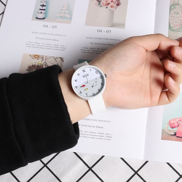 134 Jam Tangan Wanita Jam Tangan Motif Kartun Lucu untuk Anak Perempuan Ready Stock-4