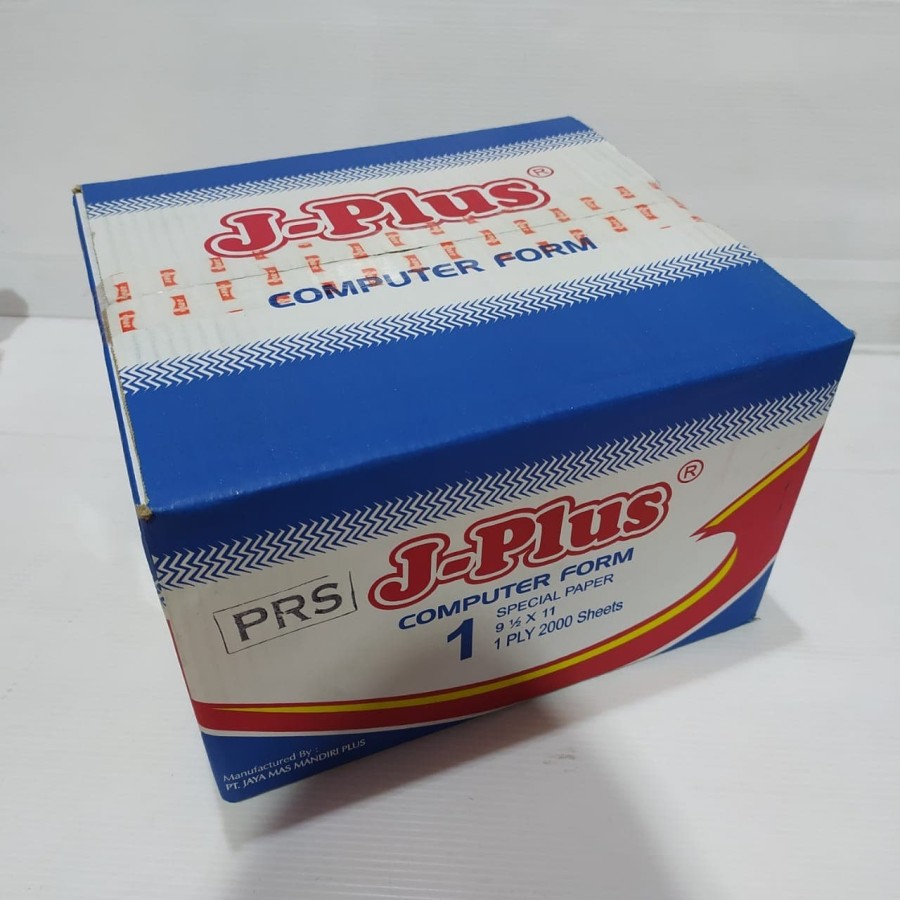 

CONTINUOUS FORM 1 PLY 91/2X11 PRS J-PLUS (BAGI 2)