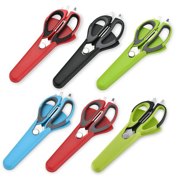 Gunting 8 IN 1 Serbaguna / Gunting Dapur Magnetic Multifunction Kitchen Scissors