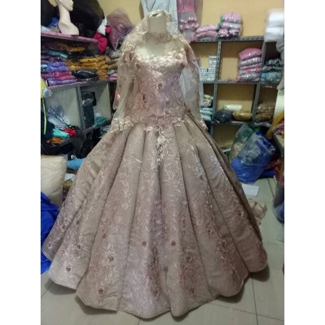 Baju Wedding Dress Gaun Pengantin Wanita Korea Style 2019 Murah Baru