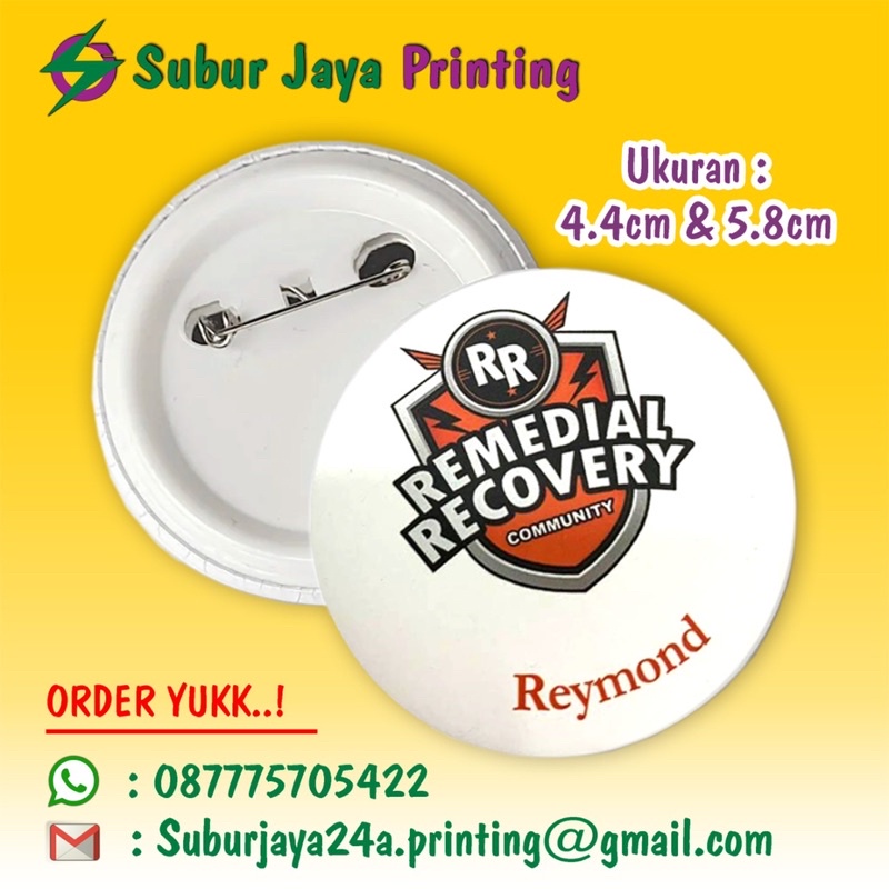 Jual PIN CUSTOM (FREE DESAIN) | Shopee Indonesia