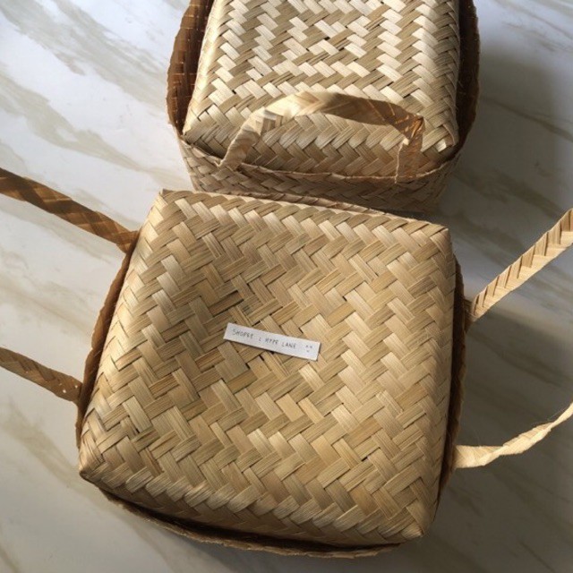 Keranjang Anyaman Bambu/ Hampers Lebaran