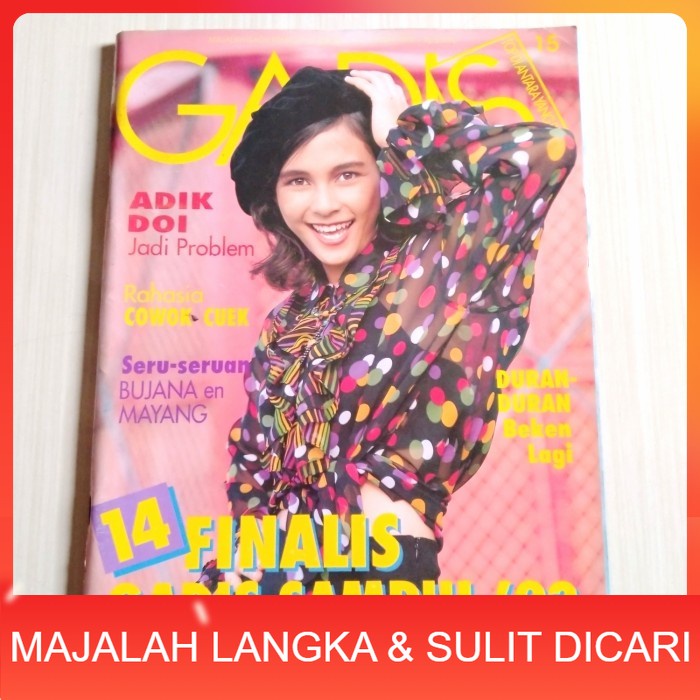Majalah GADIS No.15 Jun 1993 CLARA NELLY (RARE ITEM) + POSTER DESY Langka