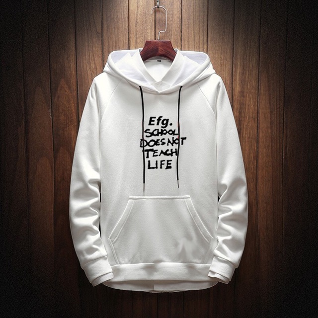 JAKET HOODIE JUMPER HOODIE SWEATER PRIA EFG PUTIH ORIGINAL PREMIUM TERMURAH