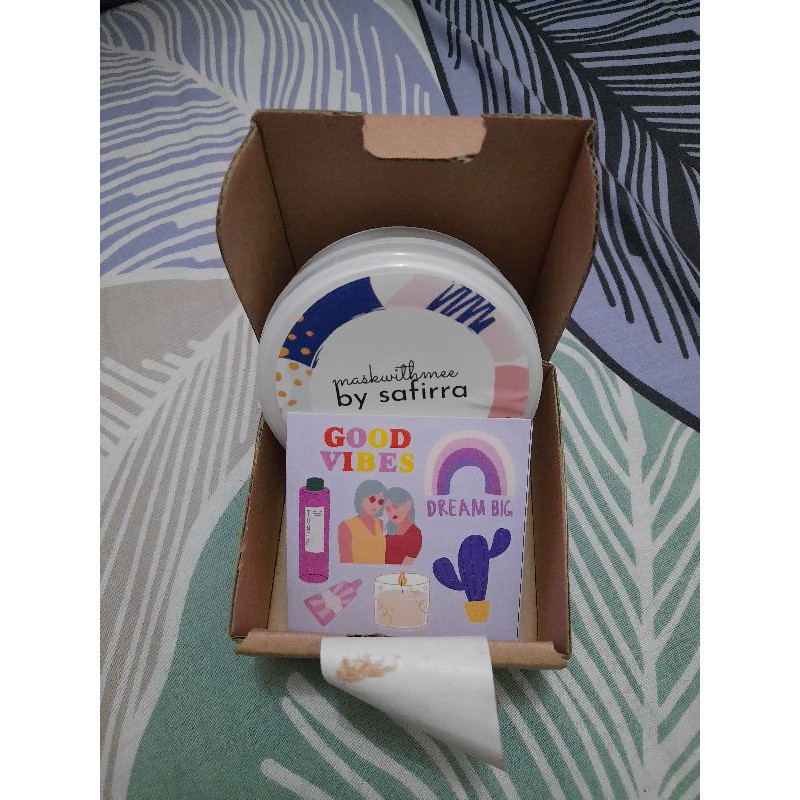 [RESELLER RESMI-FREE GIFT SIAP KIRIM] MASKER VIRAL/ FACEMASK / MINERAL MASK / MASKWITHMEE BY SAFIRRA