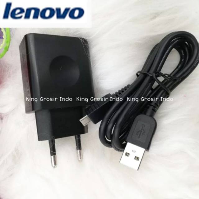 Charger Lenovo 2A 5V Original 100% Usb Micro Travel Adapter Mikro Casan