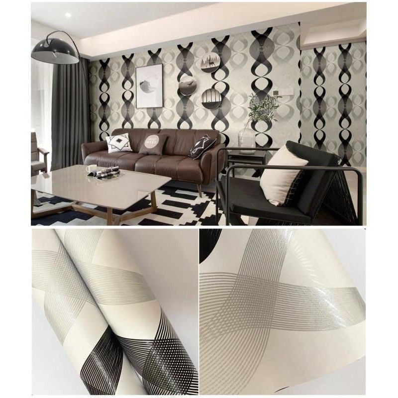 WALLPAPER STIKER DINDING MOTIF SALUR ANGKA 8 NEW PRODUCT