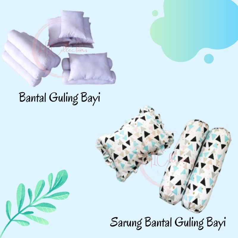BANTAL GULING BAYI MURAH / SARUNG BANTAL GULING BAYI BISA DILEPAS / 1 BANTAL 2 GULING