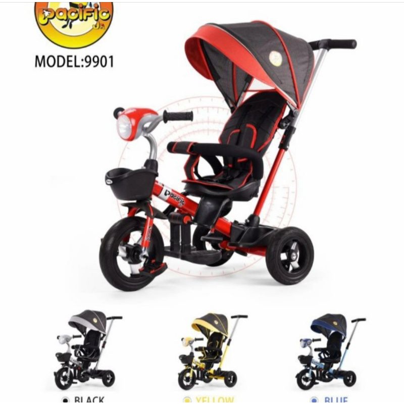 Sepeda anak roda tiga Pacific PT-9901 Ban karet